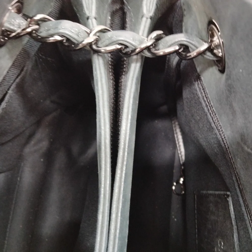 Chanel Black Lamb Skin Bag